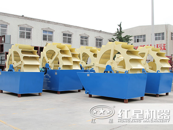 單輪、雙輪洗砂機(jī)設(shè)備展示