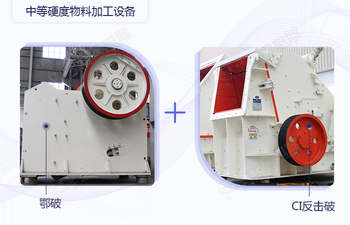 中等硬度物料破碎加工設備